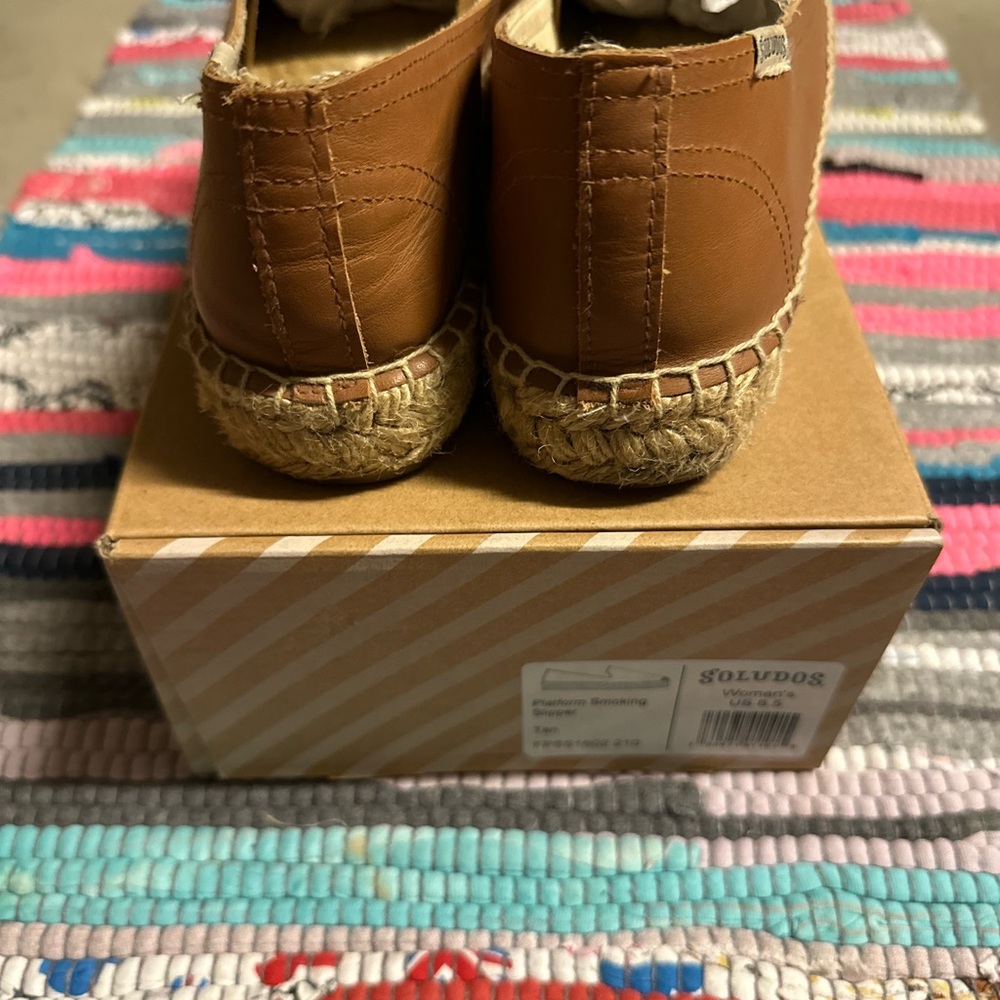 Soludos Tan Espadrille Slip-Ons - Picture 3 of 5